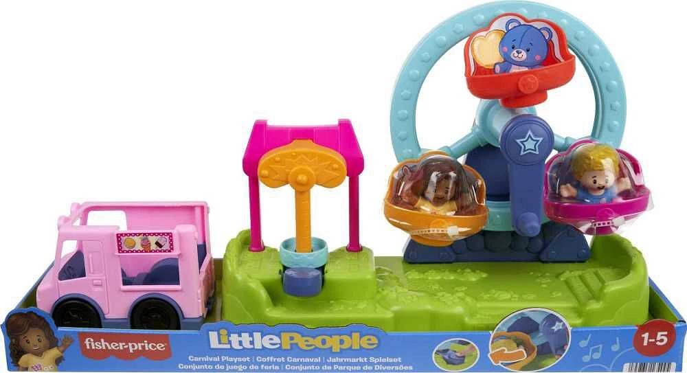 Fisher-Price Little People Carnival Playset with Ferris Wheel and Figures for Toddlers - R Exclusive