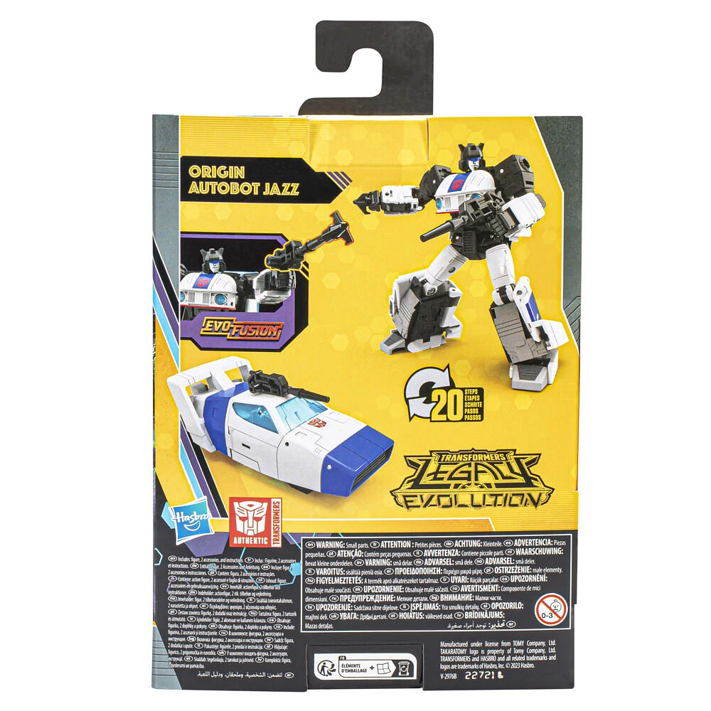 Transformers Legacy: Evolution Buzzworthy Bumblebee Origin Autobot Jazz 5.5 Inch Action Figure - R Exclusive