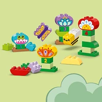 LEGO DUPLO Ma ville Jardin créatif et fleurs, Jouet d'empilage Ensemble sur la nature pour un jeu imaginatif 10444