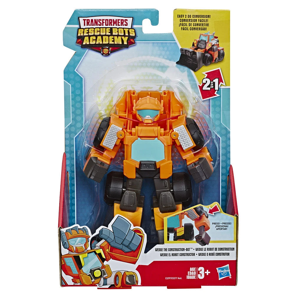 Transformers Rescue Bots Academy Wedge the Construction Bot Action Figure