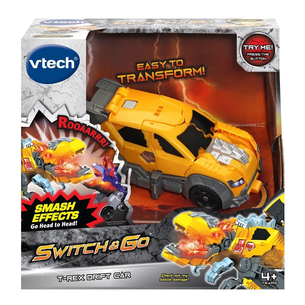 VTech Switch & Go T-Rex Drift Car - English Edition