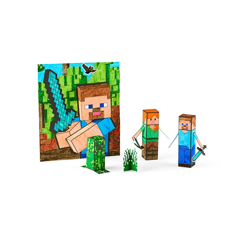 Crayola POPS 3D Minecraft Activity Set