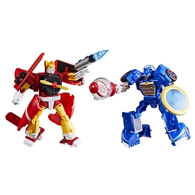 Transformers Collaborative Sonic the Hedgehog x Transformers, figurines Wingtail et Blue Booster