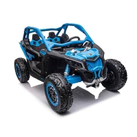 KIDSVIP Can-Am Maverick 2X24V Buggy UTV 4X4 pour enfants et tout-petits avec RC