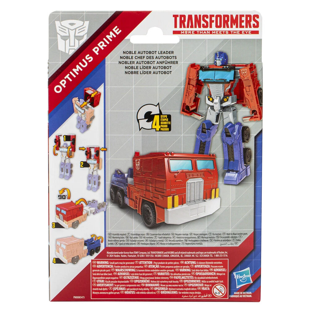 Transformers Generations Toys Authentics Alpha Optimus Prime, 7 Inch Action Figure, Robot Toys For Kids Ages 6 and Up