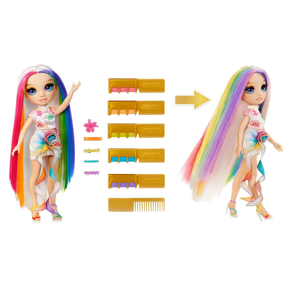 Rainbow High Hair Chalk & Style Amaya - Rainbow 11" Doll