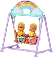 Barbie Skipper Babysitter Doll with Twin Nursery Playset & Accessories