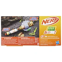 Nerf Zombie Strikeout, blaster à fléchettes, 8 fléchettes Nerf Elite, épée en mousse, poignée d'amorçage, jeux d'extérieur