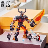 LEGO Marvel Thor vs. Surtur Construction Figure, Buildable Marvel Action Figure with Thor Minifigure, 76289