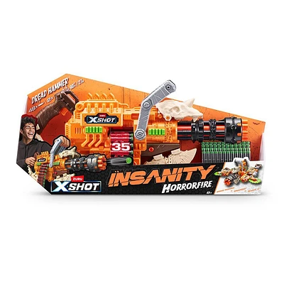 XSHOT Insanity HorrorFire Dread Hammer (48 fléchettes) de ZURU