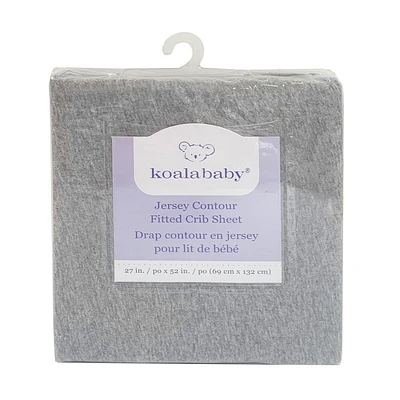 Koala Baby - Drap de lit de bébé en jersey - Gris