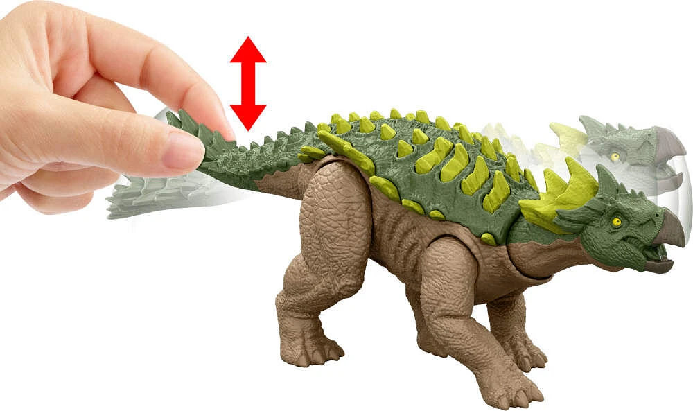 Jurassic World Rebirth Strike Attack Yuxisaurus Dinosaur Toy, Single Strike Action, Authentic & Posable