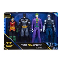 DC Comics, Batman and Robin vs. The Joker and Mr. Freeze, 12-inch Action Figures