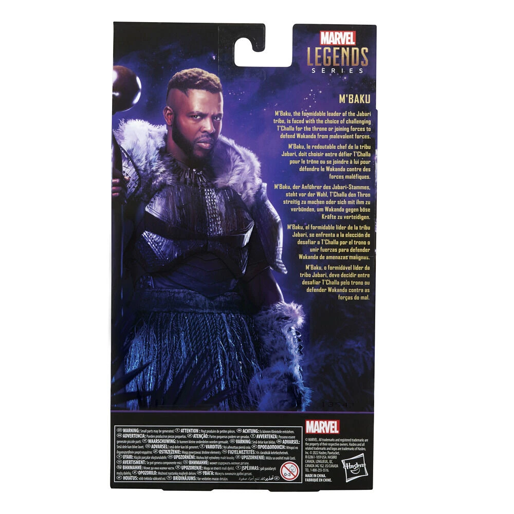 Marvel Legends Series Black Panther M'Baku 6-inch Action Figure Collectible Toy, 1 Accessories - R Exclusive