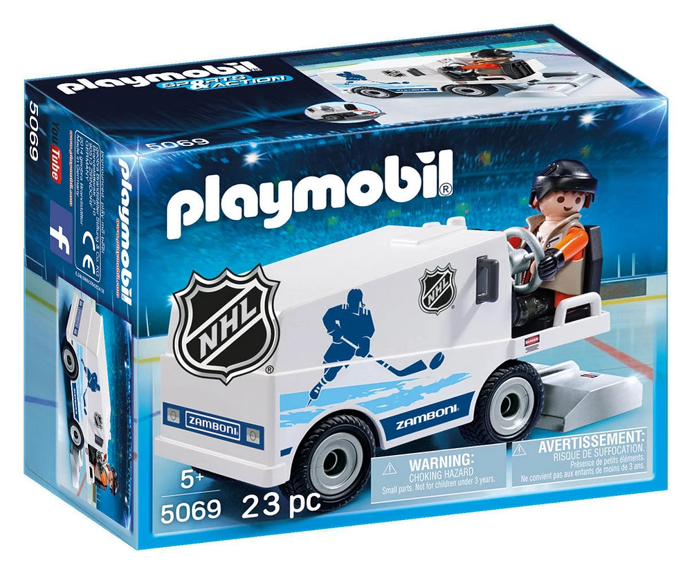 Playmobil - LNH Surfaceuse Zamboni (5069) - les motifs peuvent varier