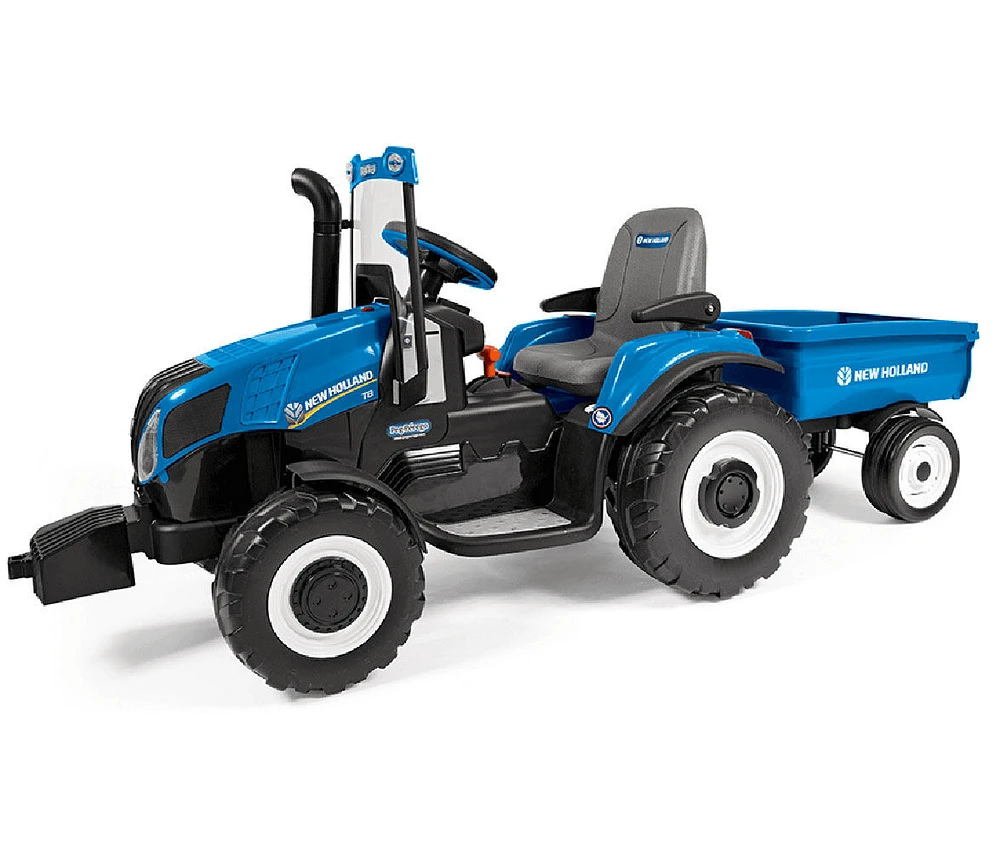 Peg-Perego New Holland T8 Tractor with Trailer