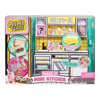 MGA's Miniverse Make It Mini Food Cafe Series 1 Minis - Complete Collection  (Pack of 24), Blind Packaging, DIY, Resin Play, Collect