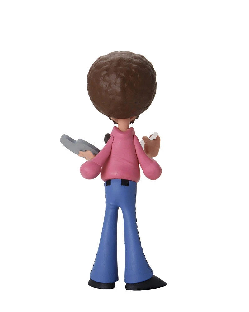 Bob Ross- 6" Figurine- Toony Figurine  Bob Ross avec Peapod