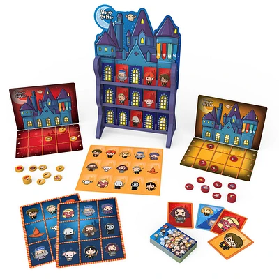 Wizarding World, Harry Potter Games HQ, Dames, Morpion, Jeu de mémoire, Va à la pêche, Carton de loto bingo, Jeux, Cadeau Les Animaux fantastiques