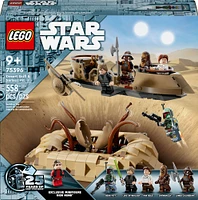 LEGO Star Wars: Return of the Jedi Desert Skiff & Sarlacc Pit, Collectible Toy with 6 Minifigures, 75396