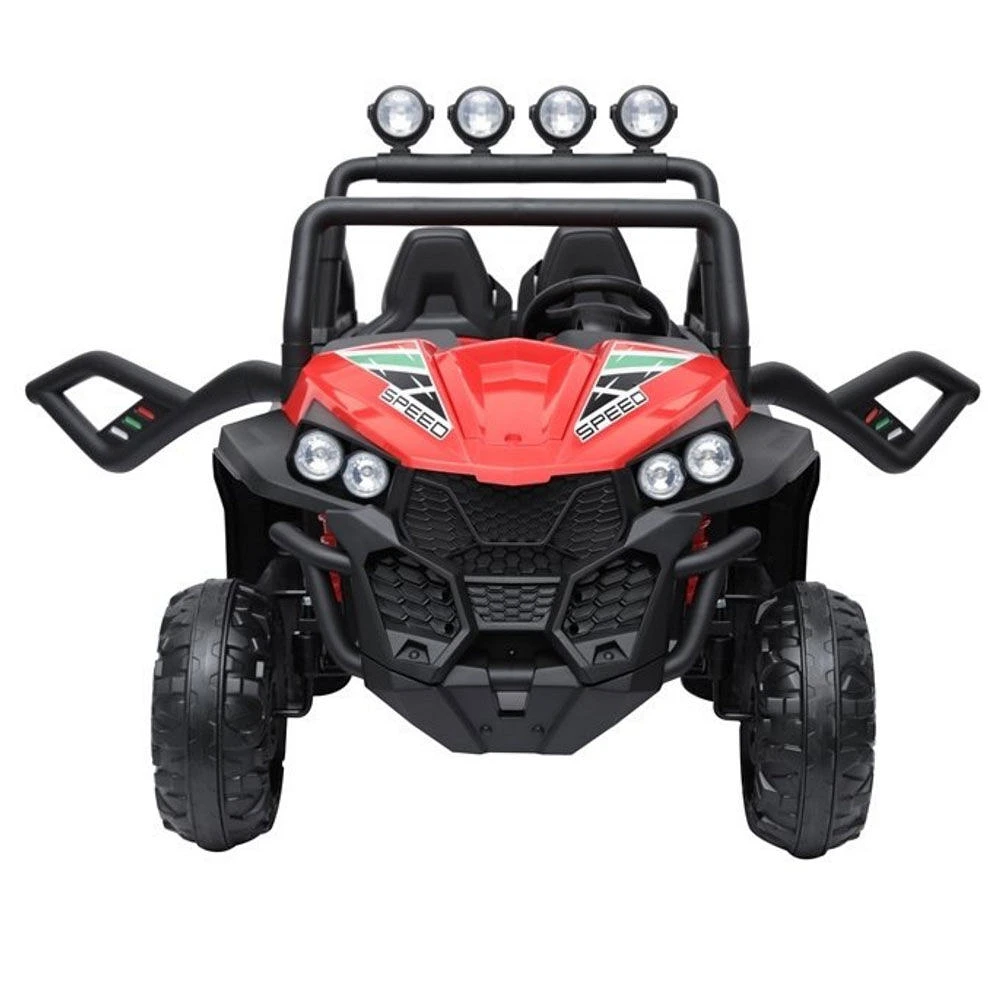 KidsVip 24V Enfants et Tout-Petits UTV Viper 4x4 Voiture Eléctrique avec Commande à Distance - Rouge - Édition anglaise