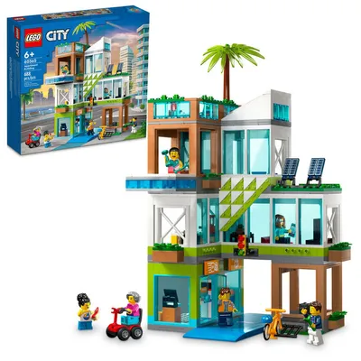 LEGO City Apartment Building 60365 Building Toy Set (688 Pieces)