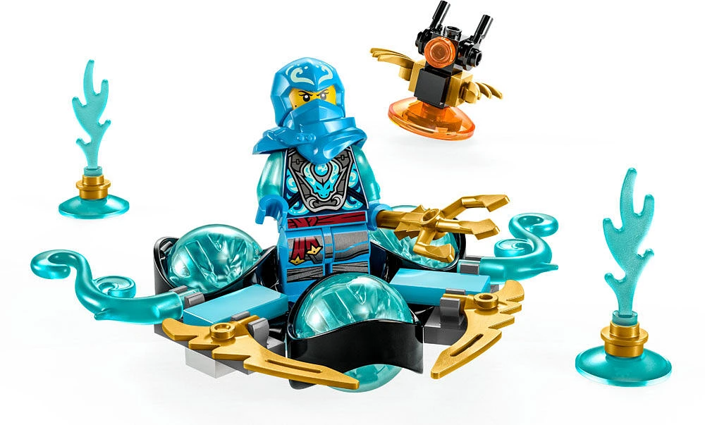 LEGO NINJAGO Le dérapage Spinjitzu puissant du dragon de Nya 71778 Ensemble de jeu de construction (57 pièces)