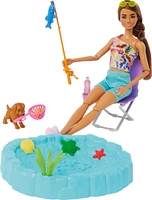 Barbie-Coffret Camping-Car de Rêve-avec plus de 60accessoires