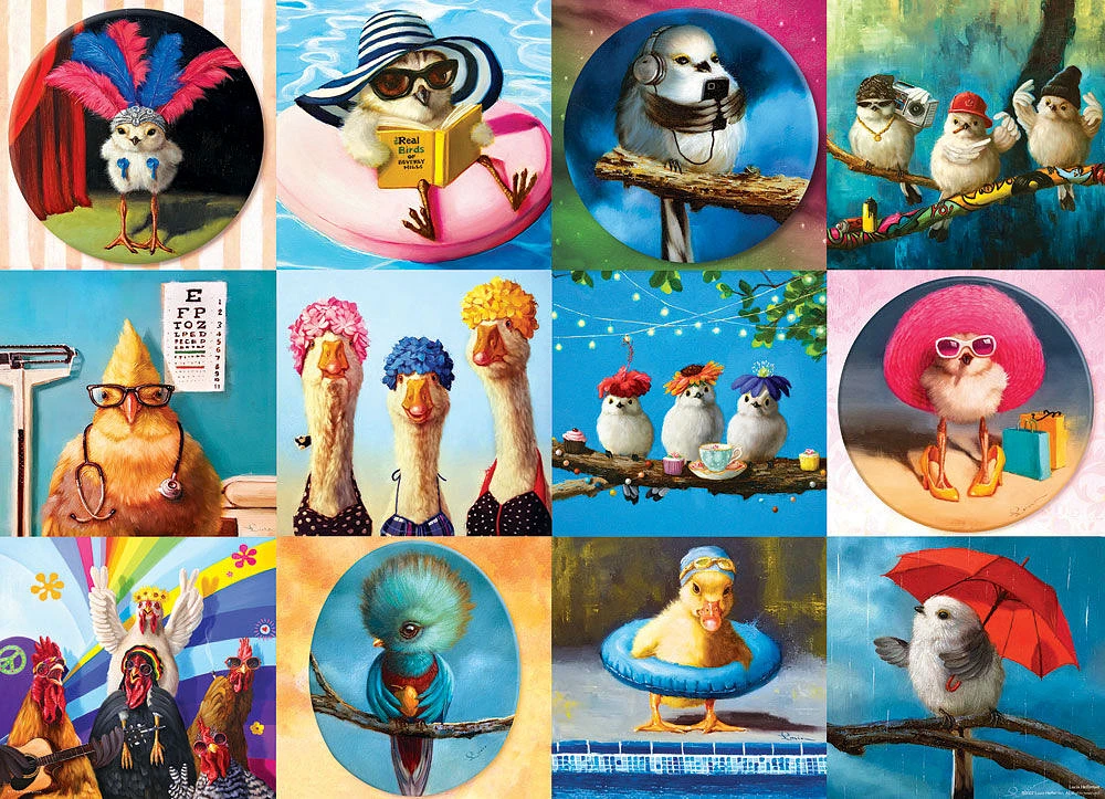 Eurographics Funny Birds 1000 Pc Puzzle