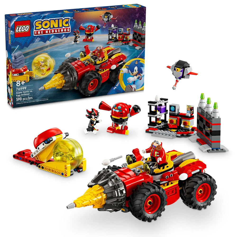 LEGO Sonic the Hedgehog Super Sonic contre Egg Drillster 76999