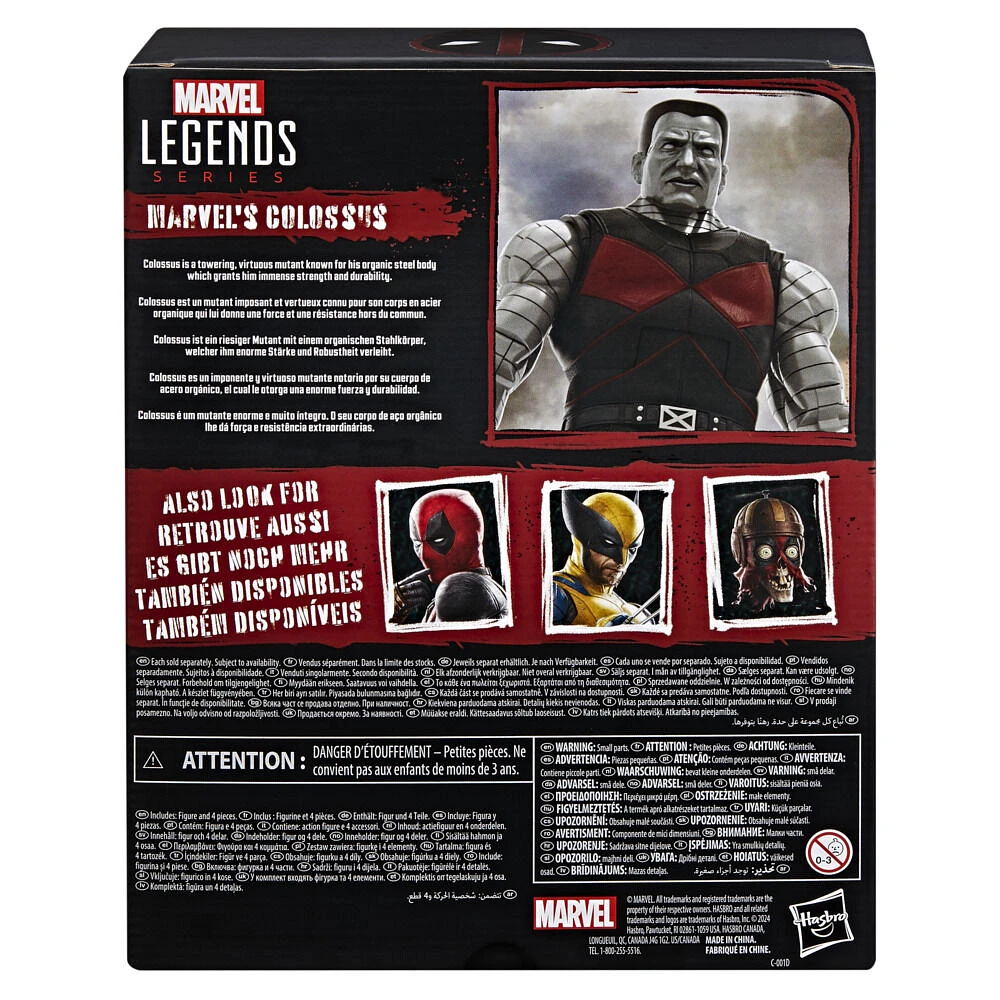 Marvel Legends Series, figurine deluxe de collection Colossus Deadpool Legacy Collection de 15 cm