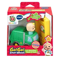 VTech CoComelon Go! Go! Smart Wheels JJ's Recycling Truck and Track - English Edition