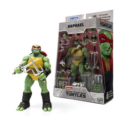 Figurine Raphael BST AXN de 12,7 cm série Héros de la bande dessinée TMNT
