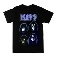 Kiss Gradient- Logo Black T-Shirt