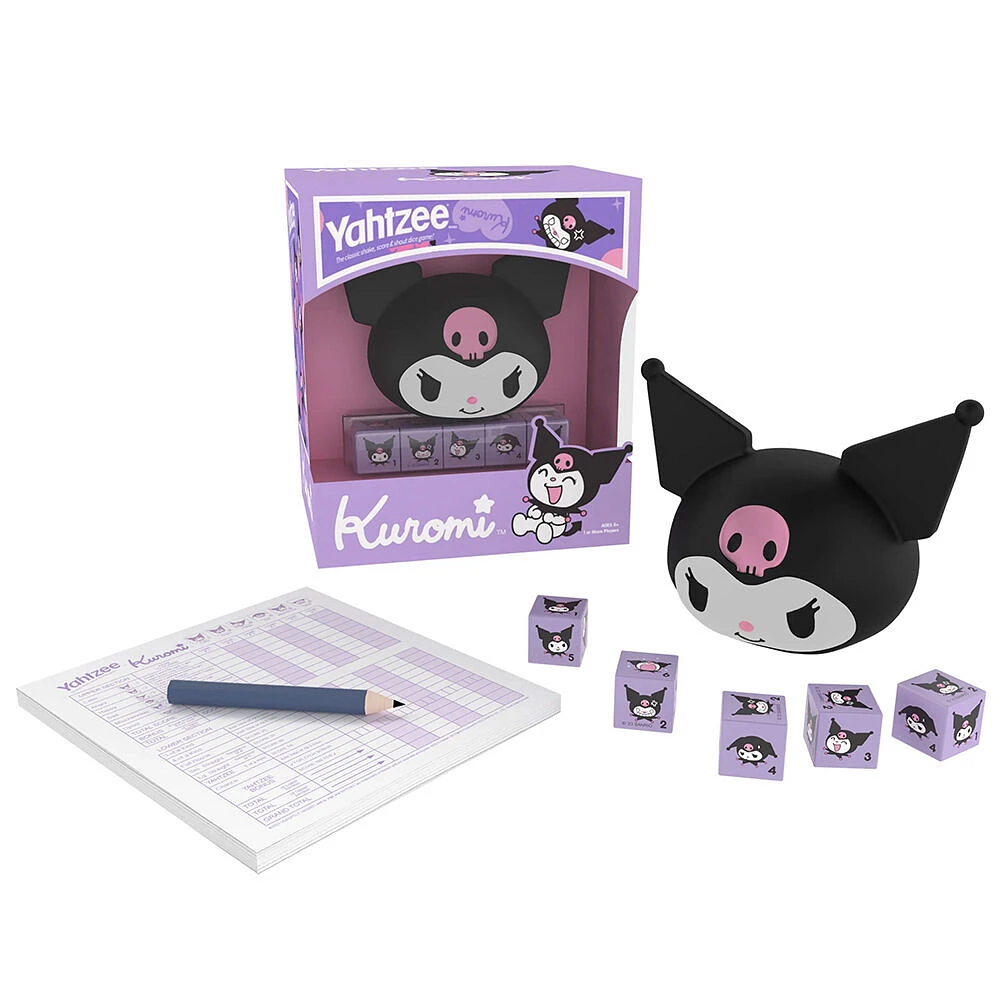 USAopoly YAHTZEE: Kuromi - Édition anglaise