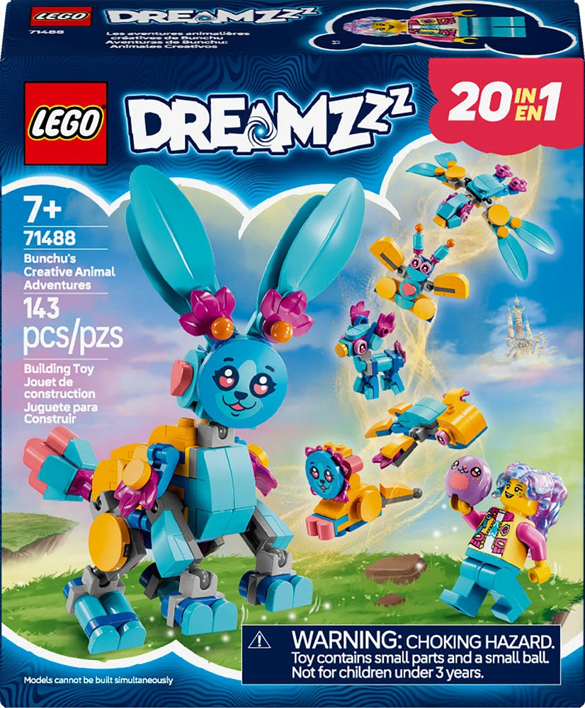 LEGO DREAMZzz Bunchu's Creative Animal Adventures - Fantasy Bunny Toy for Kids, Ages 7+ - 71488