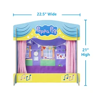 Théâtre Maison De Jeu Peppa Pig Avec 2 Marionnettes