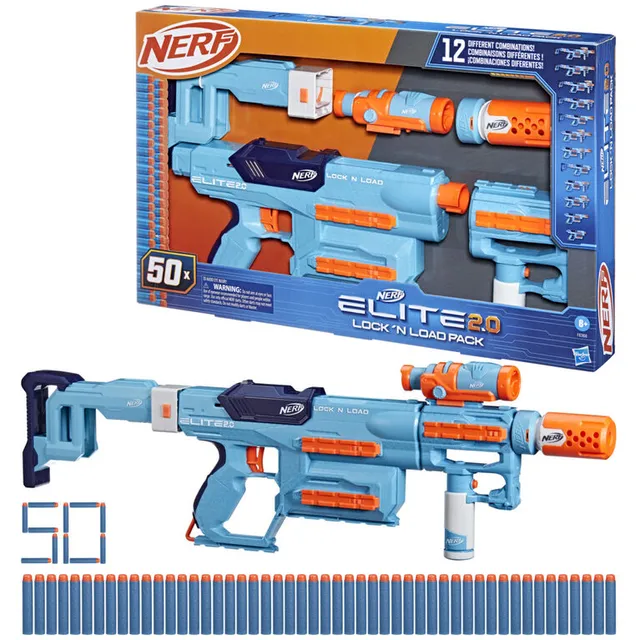 NEW Hasbro F2541 Nerf Elite 2.0 Phoenix CS-10 w/ 20-Darts 10-Dart Clip &  Barrel