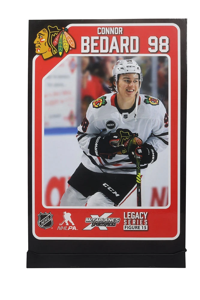 Figurine NHL 7 pouces - Connor Bedard (Chicago Blackhawks)