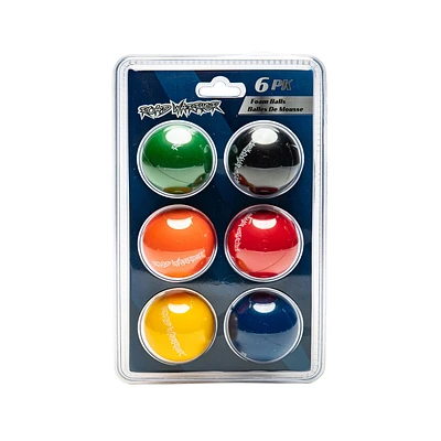 Road Warrior 6PK Foam Balls