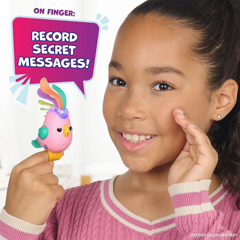 Fingerlings Sweet Tweets Interactive Bird: Lionel, Blue