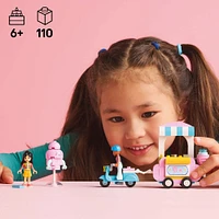 LEGO Friends Le kiosque de barbe à papa et le scouteur, Jouet, Ensemble de construction pour un jeu de simulation créatif, 42643