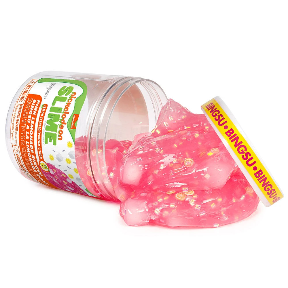 Pots spéciaux de slime Nickelodeon - Bingsu à la limonade rose