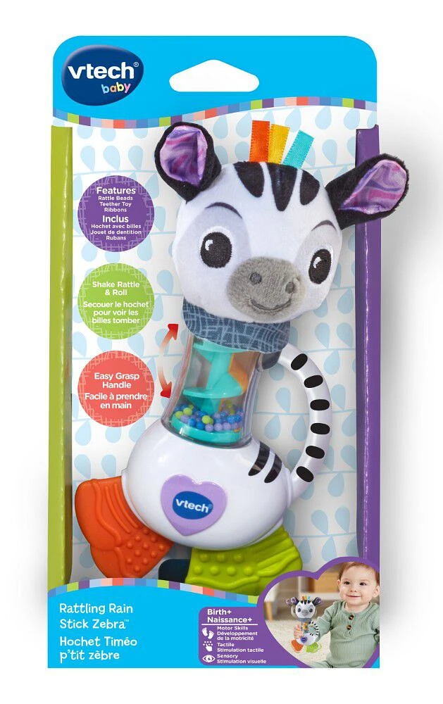 VTech Baby Rattling Rain Stick Zebra