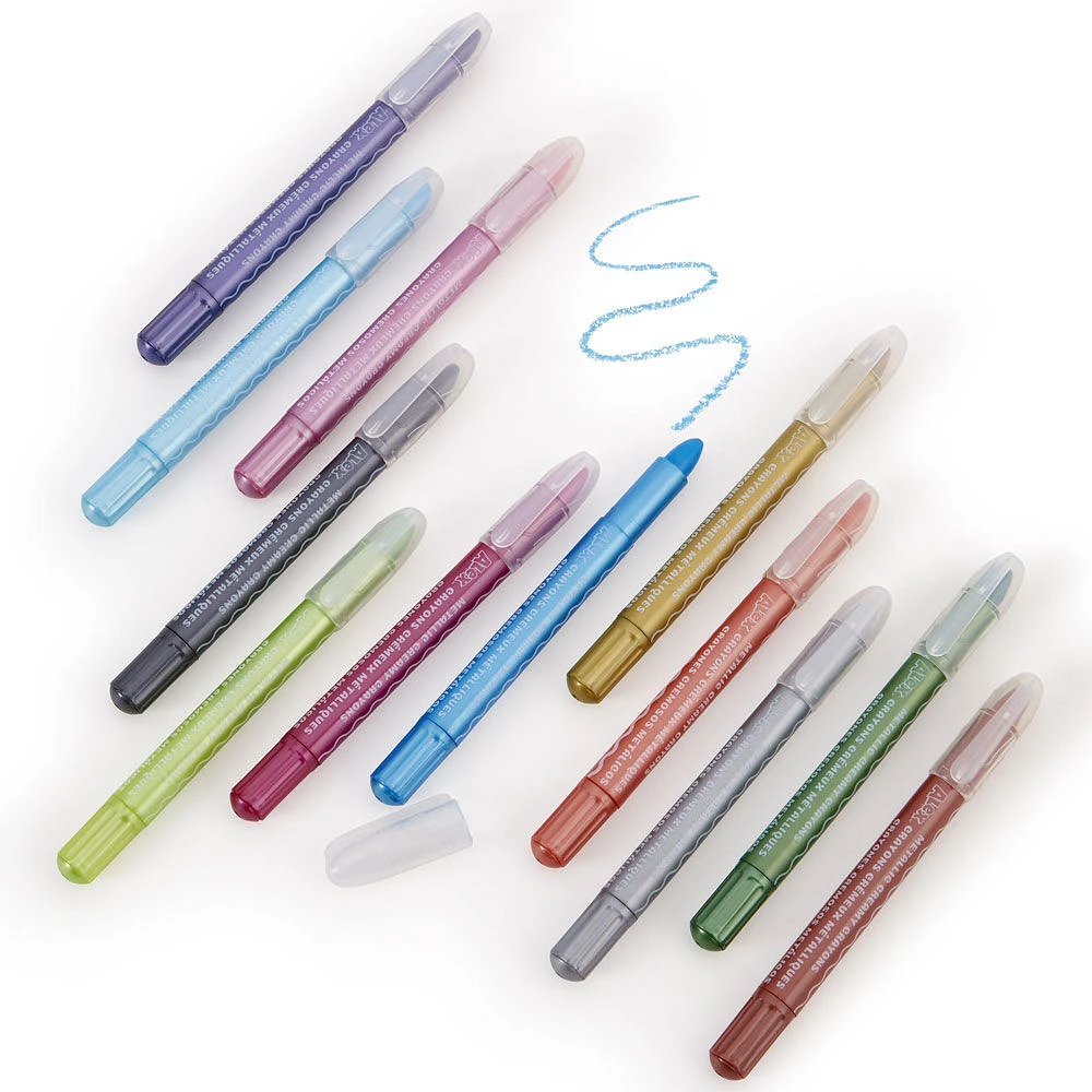 Crayons gel métallisés