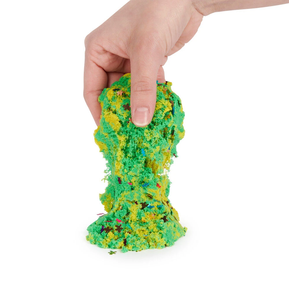 Kinetic Sand, Flowfetti, 113 g de sable à jouer avec des éléments paillettés, jouets sensoriels