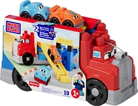 MEGA BLOKS Camion Course et Construction coffret avec 19 pièces