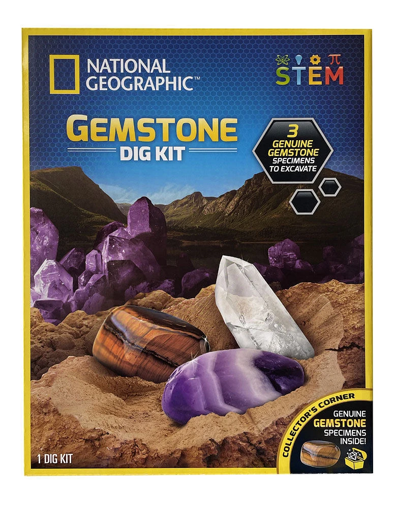 National Geographic Gemstone Dig Kit