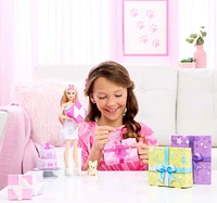 Barbie Party Unboxed Pet Birthday Series Doll & Accessories with 10 Surprises (Styles May Vary)