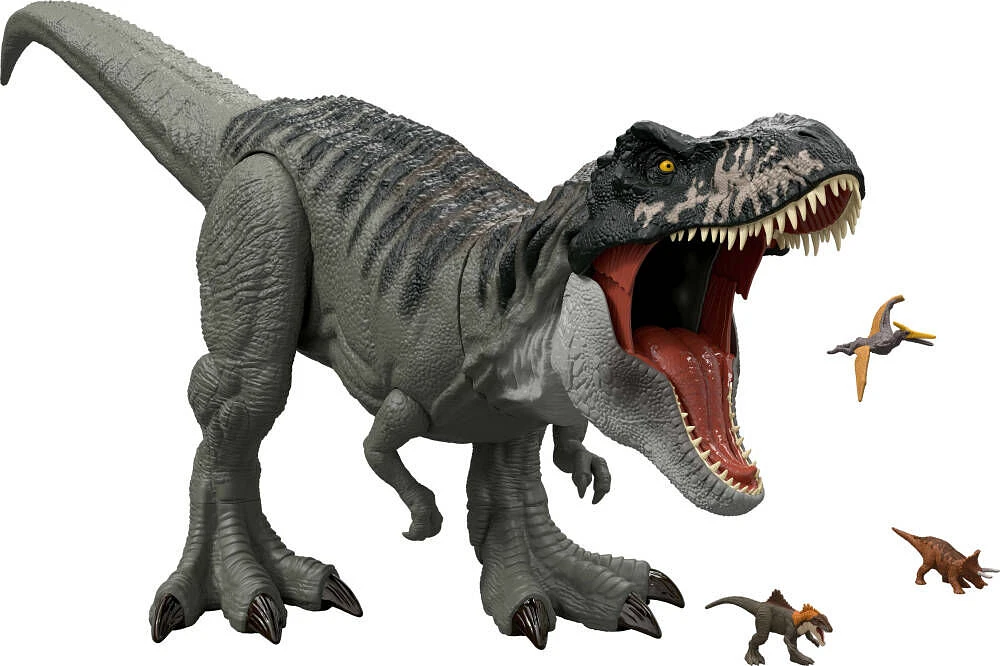Jurassic World-Figurine articulée Tyrannosaurus rex Super Colossal